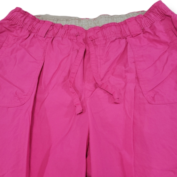 Just My Size Pants Size 1X Relax Fit Womens Plus Size JMS Capri Pants Cargo - Picture 4 of 6